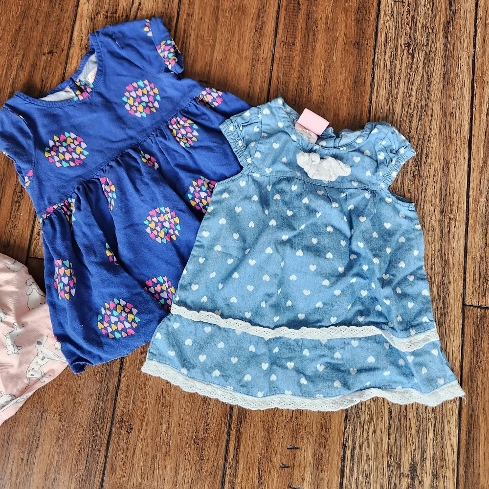 12 month dresses‎ and bubble romper